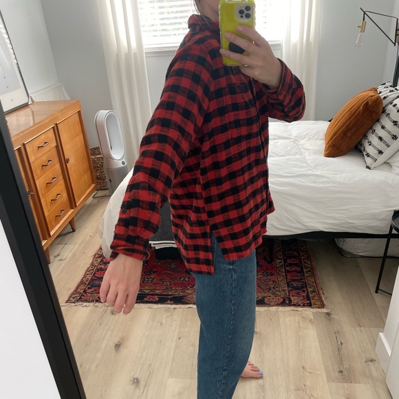 Madewell Boyfriend Plaid Shirt - Picture 7 of 8